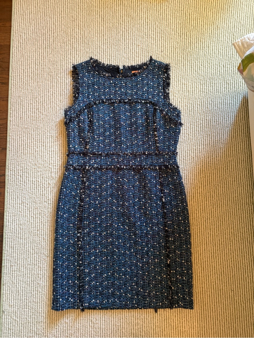 Tory Burch Tweed Sleeveless Dress